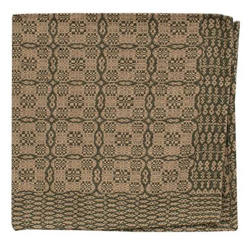 Green & Linen Saratoga Table Square - 34"