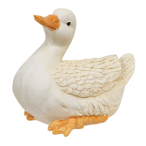 White Resin Duck A