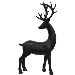 Black Resin Deer 2 Asstd.