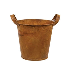 3/Set Rusty Tin Pails w/Handles