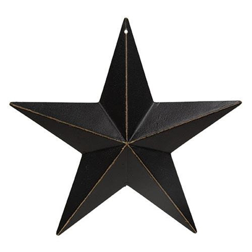 Antique Black Barn Star 8"