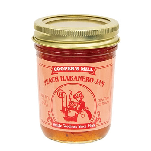 Peach Habanero Jam 9 oz Jar