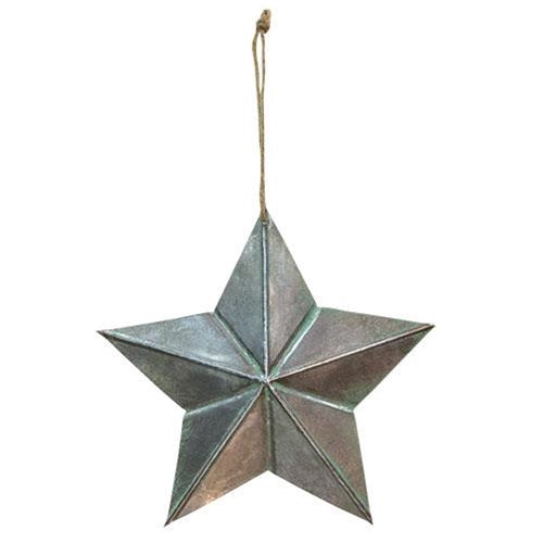 Copper Tin Star Ornament 9.5"