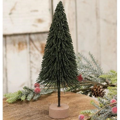 Dark Green Sisal Tree 8"