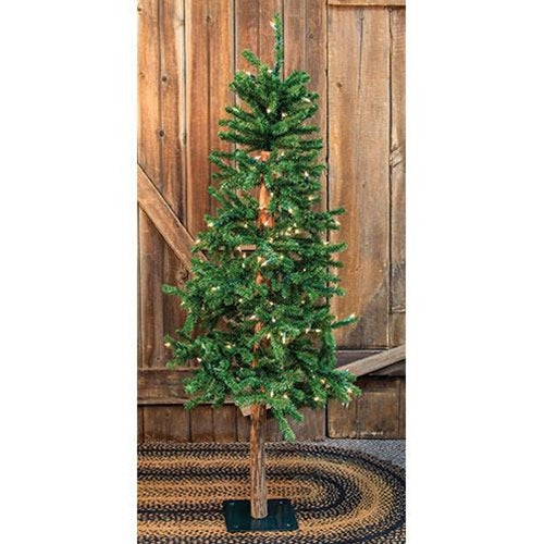 Pre-Lit Alpine Tree 5ft