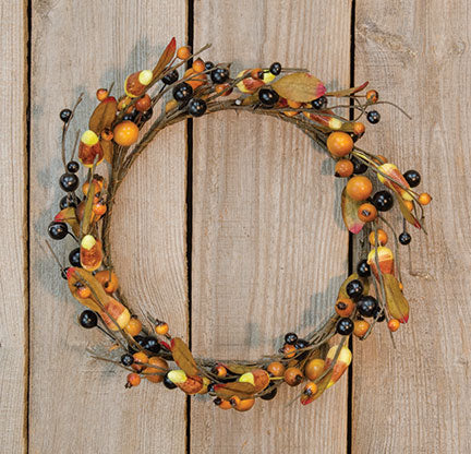 Primitive Candy Corn Wreath - 6-1/2"