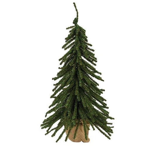 Mini Downswept Tree With Burlap Base 24"