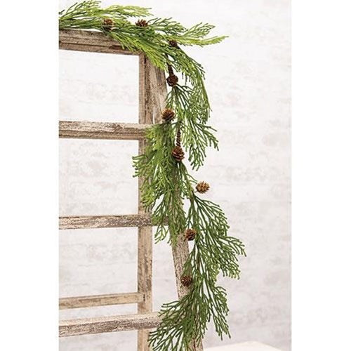 Mossy Cedar Pine Garland 4ft