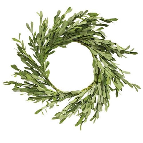 Foamy Willow Leaves Wreath 24"