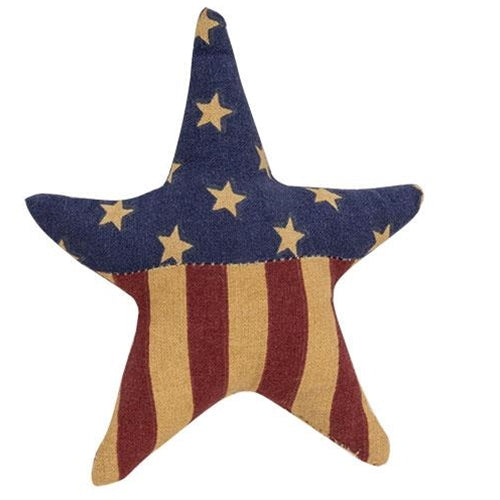 Patriotic Star Fabric Ornament