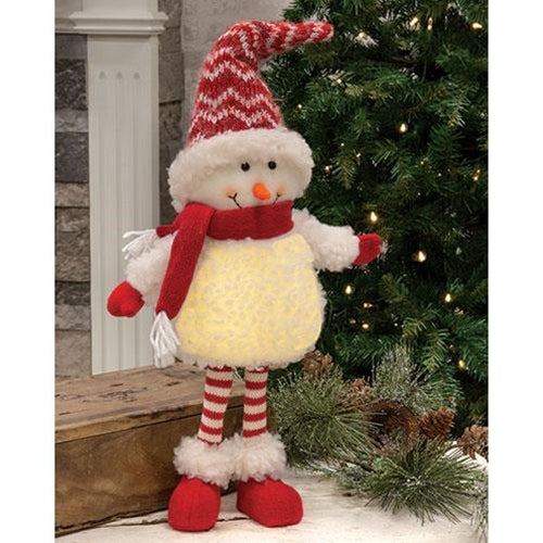 Light Up Standing Waving Snowman