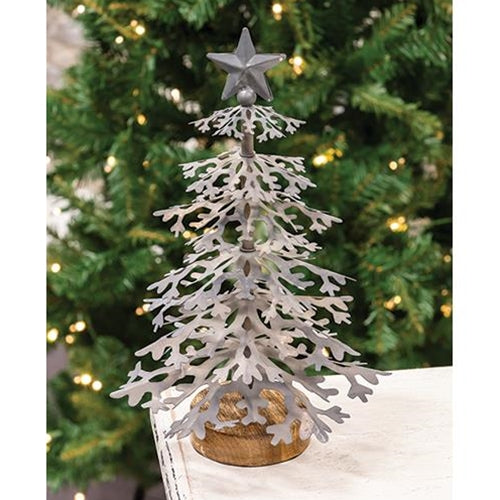 Small Galvanized Metal Tree