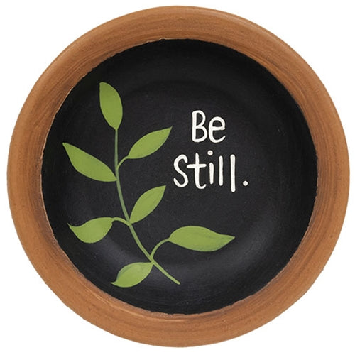 Be Still Mini Wooden Bowl