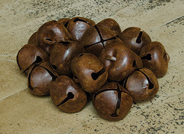 48/Pkg Rusty Jingle Bells 30mm