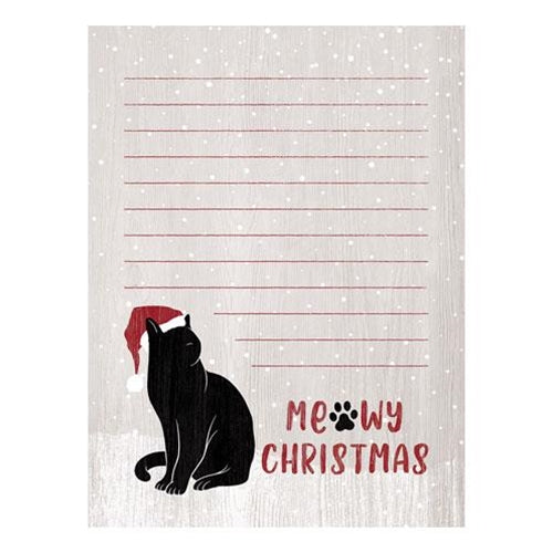 Meowy Christmas Mini Notepad