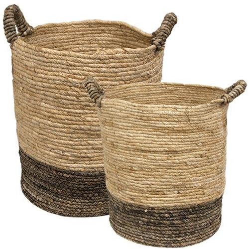 2/Set Extra Large Corn Husk Baskets