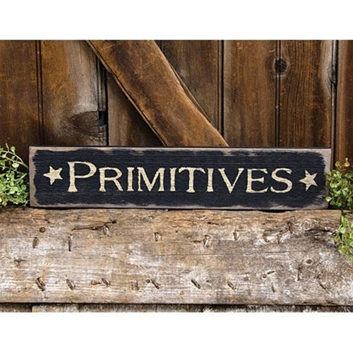 Primitives Distressed Barnwood Sign