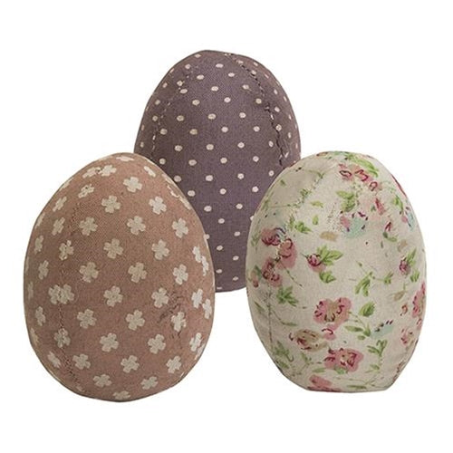 Vintage Fabric Egg 3 Asstd.