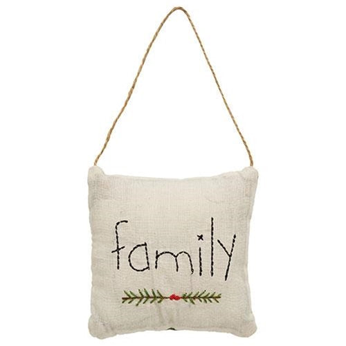 Family Pillow Ornament