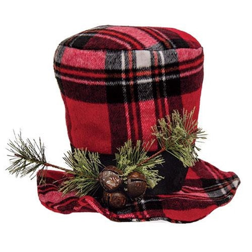 Large Tartan Top Hat