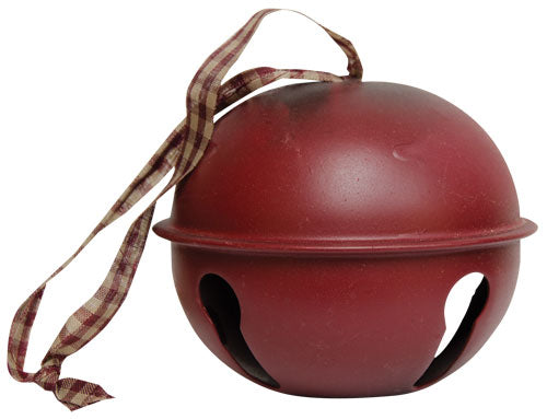 Burgundy Jingle Bell 4"