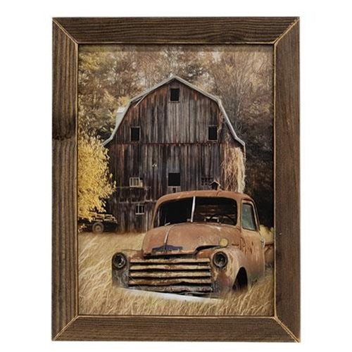 Retired Truck Framed Print