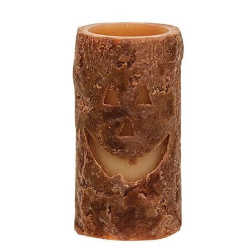 Jack-O'-Lantern Votive Timer Pillar 2" x 3"