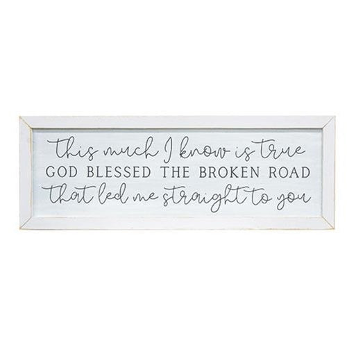 Broken Road Framed Print