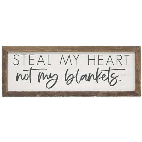 Steal My Heart Framed Print