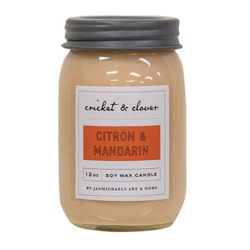 Citron & Mandarin Jar Candle 12oz