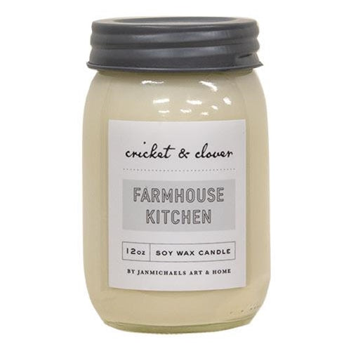 Farmhouse Kitchen Jar Candle 12oz