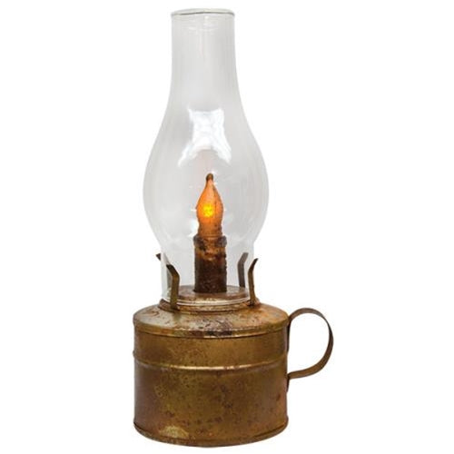 Rust Barn Timer Lantern