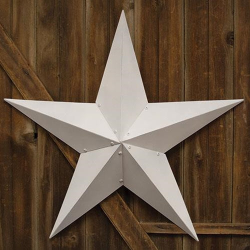 Farmhouse White Barn Star 48"