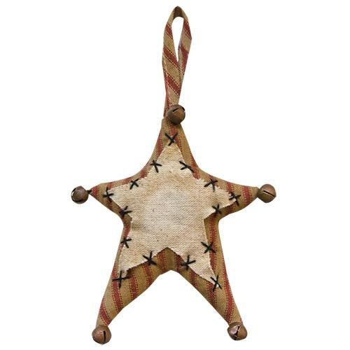 Folk Star Ornament 5"