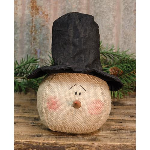 Top Hat Snowman Head